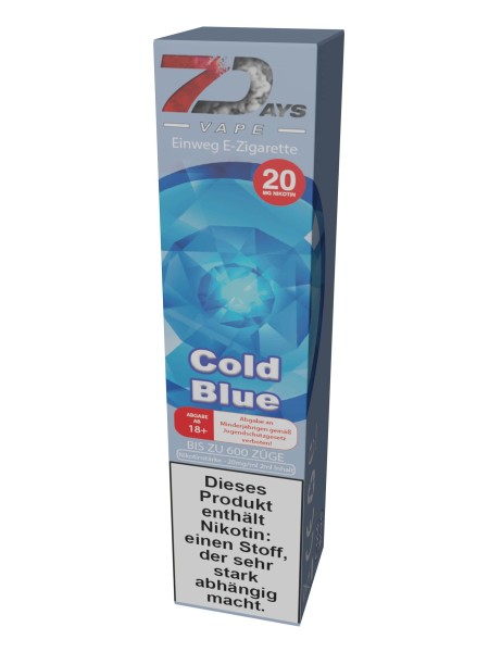 7Days Vape - Cold Blue 20mg