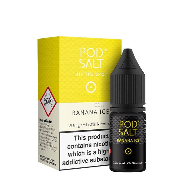 POD SALT Nikotinsalz Liquid 10ml - Banana Ice 20mg