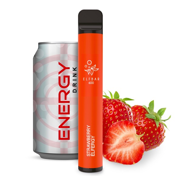 Elfbar 600 - Elfergy Strawberry 20mg (Steuerbanderole)