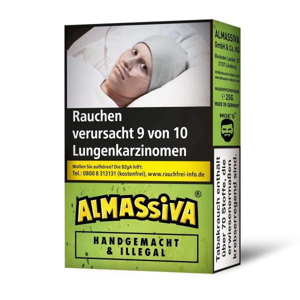 ALMASSIVA Tobacco 25g - Handgemacht & Illegal