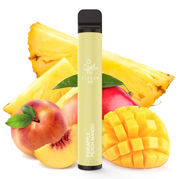 Elfbar 600 - Pineapple Mango Peach 0mg (Steuerbanderole)