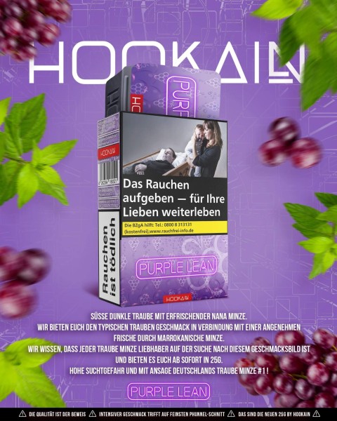 Hookain Tobacco 25g - Purple Lean