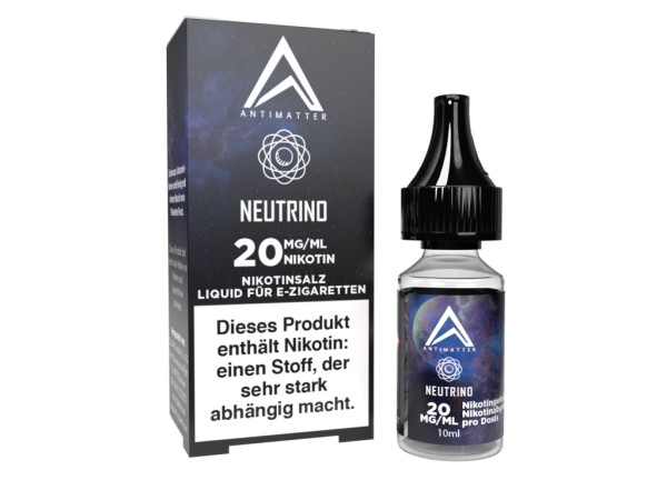 Antimatter Nikotinsalz Liquid 10ml - Neutrino 20mg (TAX)