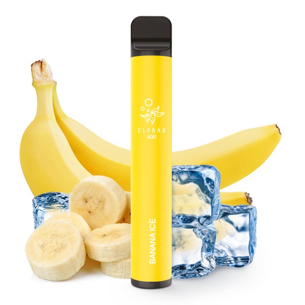 Elfbar 600 - Banana Ice 0mg (Steuerbanderole)