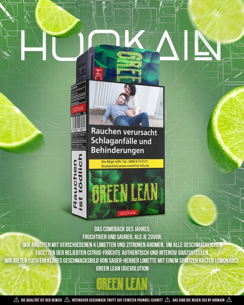 Hookain Tobacco 25g - Green Lean