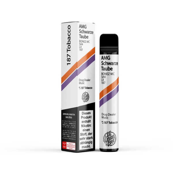 187 Bar 600 - AMG Schwarze Traube 20mg