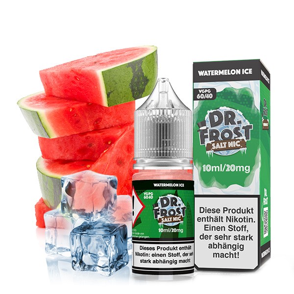 Dr. Frost Nikotinsalz Liquid 10ml 20mg - Watermelon Ice