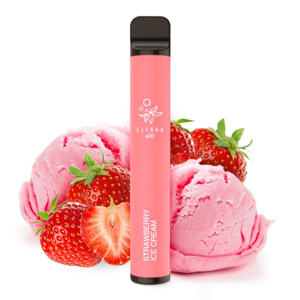 Elfbar 600 - Strawberry Ice Cream 20mg (Steuerbanderole)