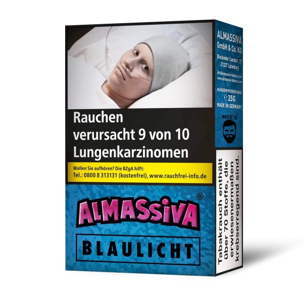 ALMASSIVA Tobacco 25g - Blaulicht