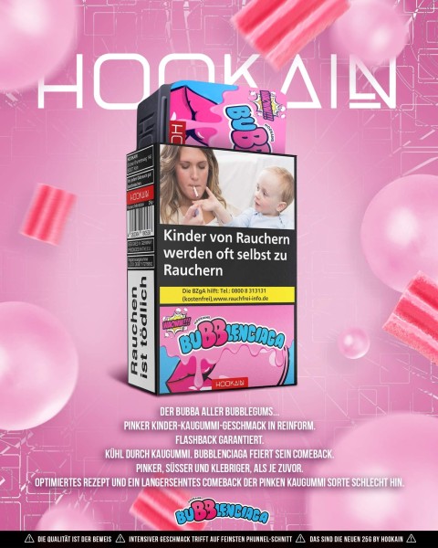 Hookain Tobacco 25g - Bubblenciaga