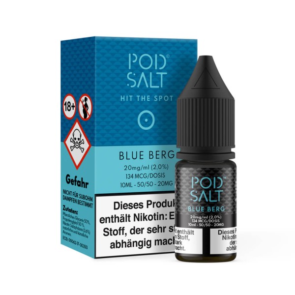 POD SALT Nikotinsalz Liquid 10ml - Blue Berg 20mg