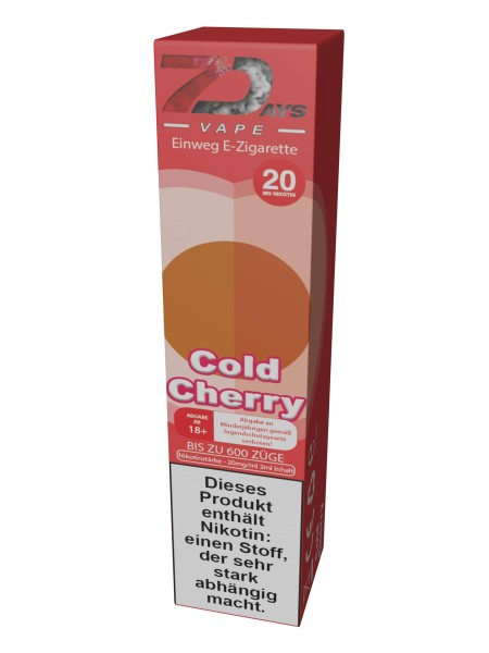 7Days Vape - Cold Cherry 20mg