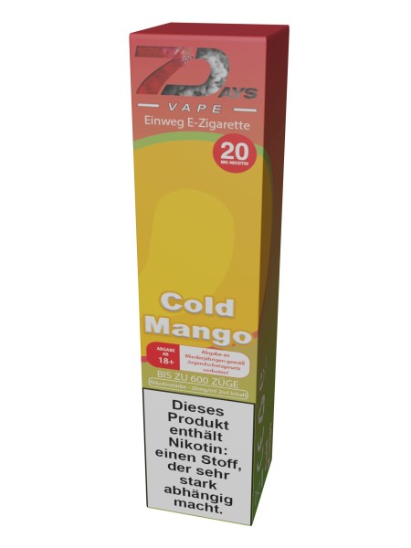 7Days Vape - Cold Mango 20mg