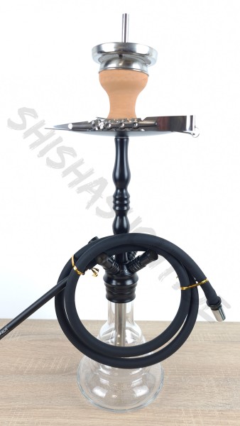 INVI Hookah - Saros 500 Black - Shiny Clear