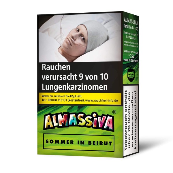 ALMASSIVA Tobacco 25g - Sommer in Beirut